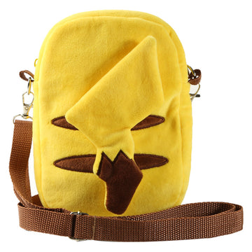 Anime Pk Detective Pikachu Mochila de Felpa Bolsa con Cremallera Mochila Escolar